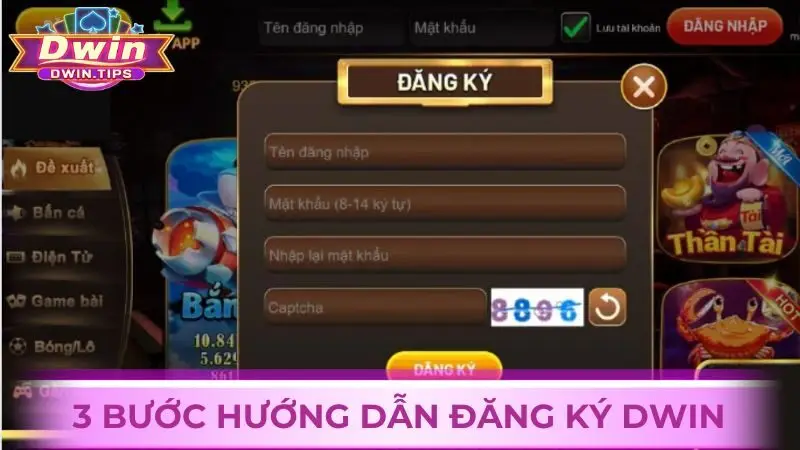 3 bước đăng ký Dwin siêu nhanh, chỉ trong 1 phút theo hướng dẫn đơn giản