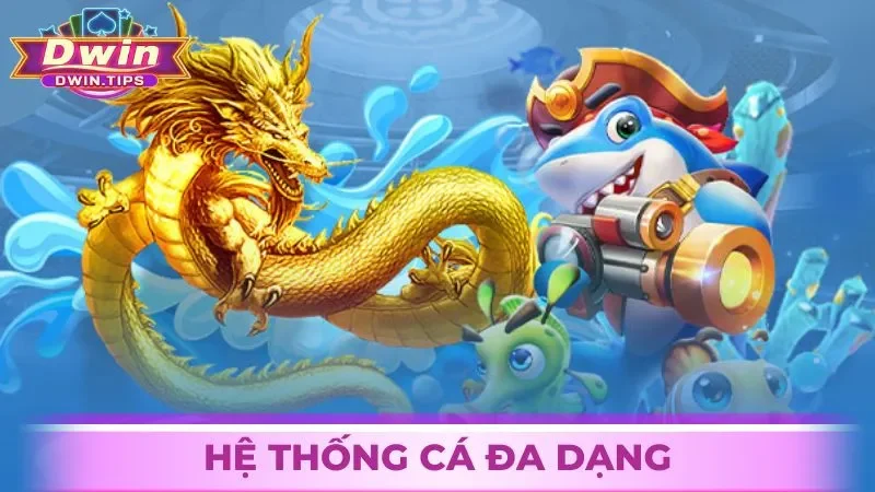 Hệ thống sinh vật biển trong game đa dạng