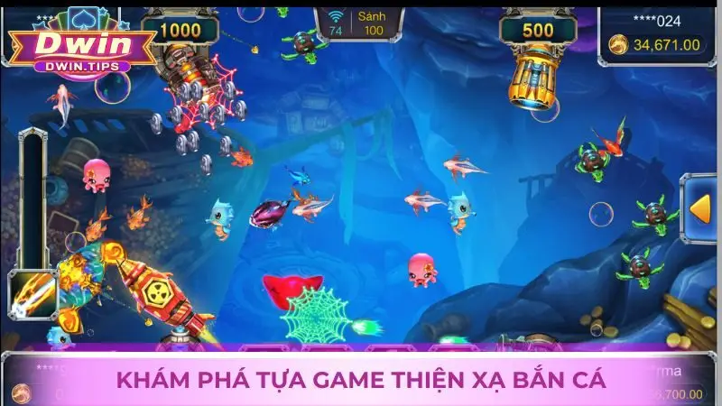 Thiện xạ bắn Cá - Game đại chiến biển xanh đổi thưởng